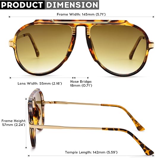 COASION Oversized Aviator Sunglasses for Women, 70s Retro Oval Burgundy Frame & Lens Cute Sun Glasses